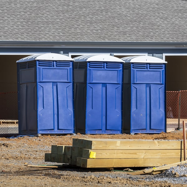 are there any restrictions on where i can place the portable restrooms during my rental period in Byram New Jersey